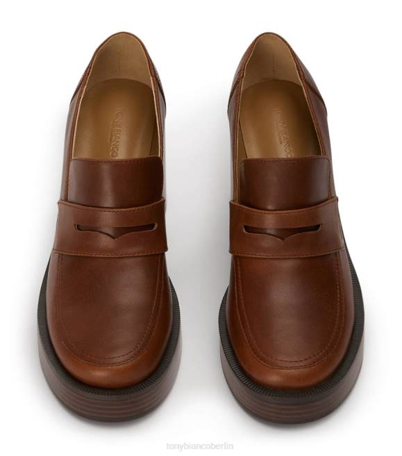 Slipper mit Absatz| de Tony Bianco Frauen Taranto Freizeitschuhe Cognac 4624365